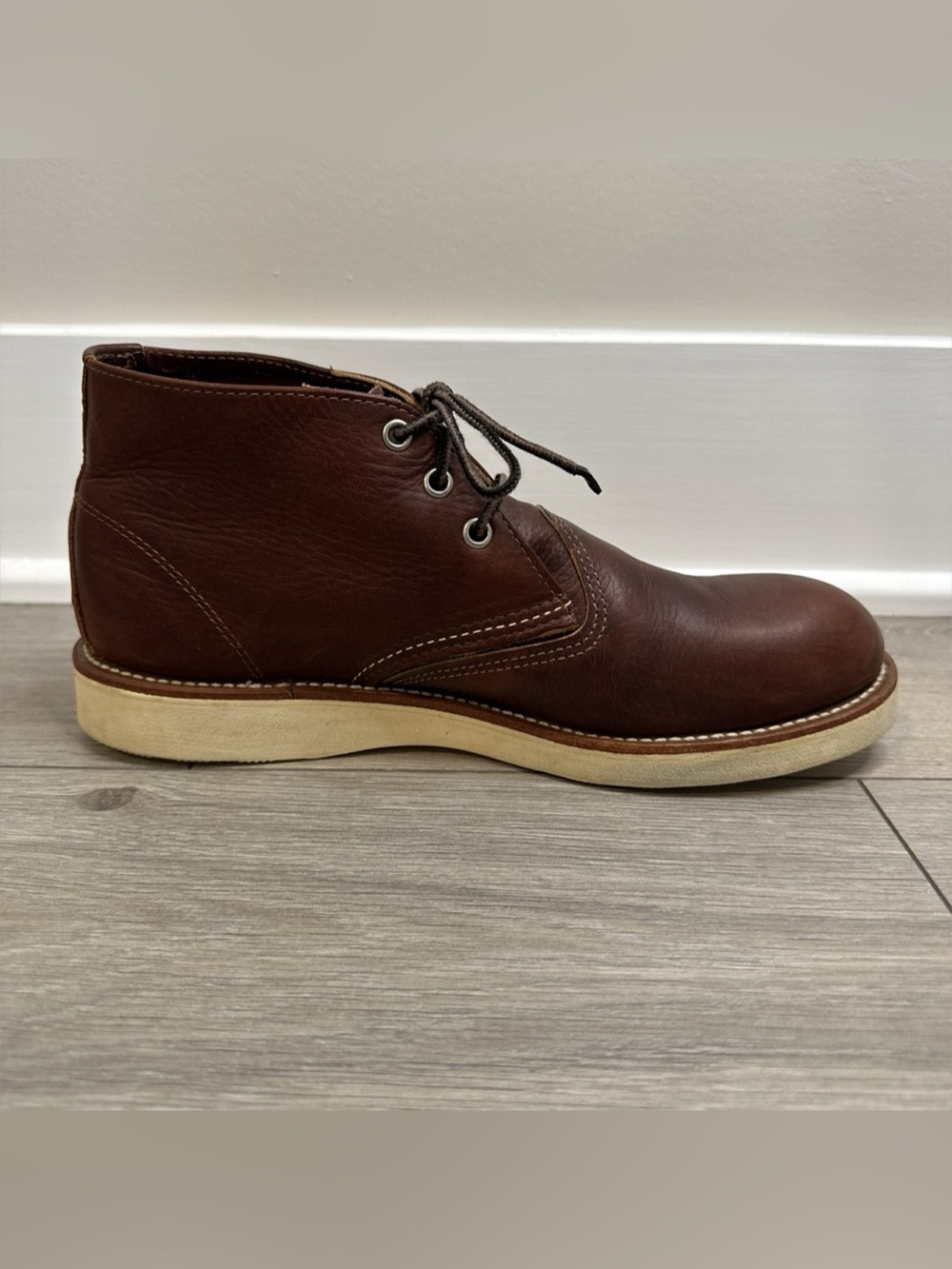 Red Wing Men’s Size 10 Heritage 3141 Briar Oil Slick Chukka Work Boots Brown - Picture 10 of 13